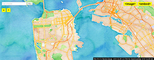 523x205 Maps Mania 5 Beautiful Osm Styled Maps - Watercolor Map Generator