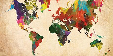 460x230 The Post 2015 Development Goals - Watercolor Map Generator