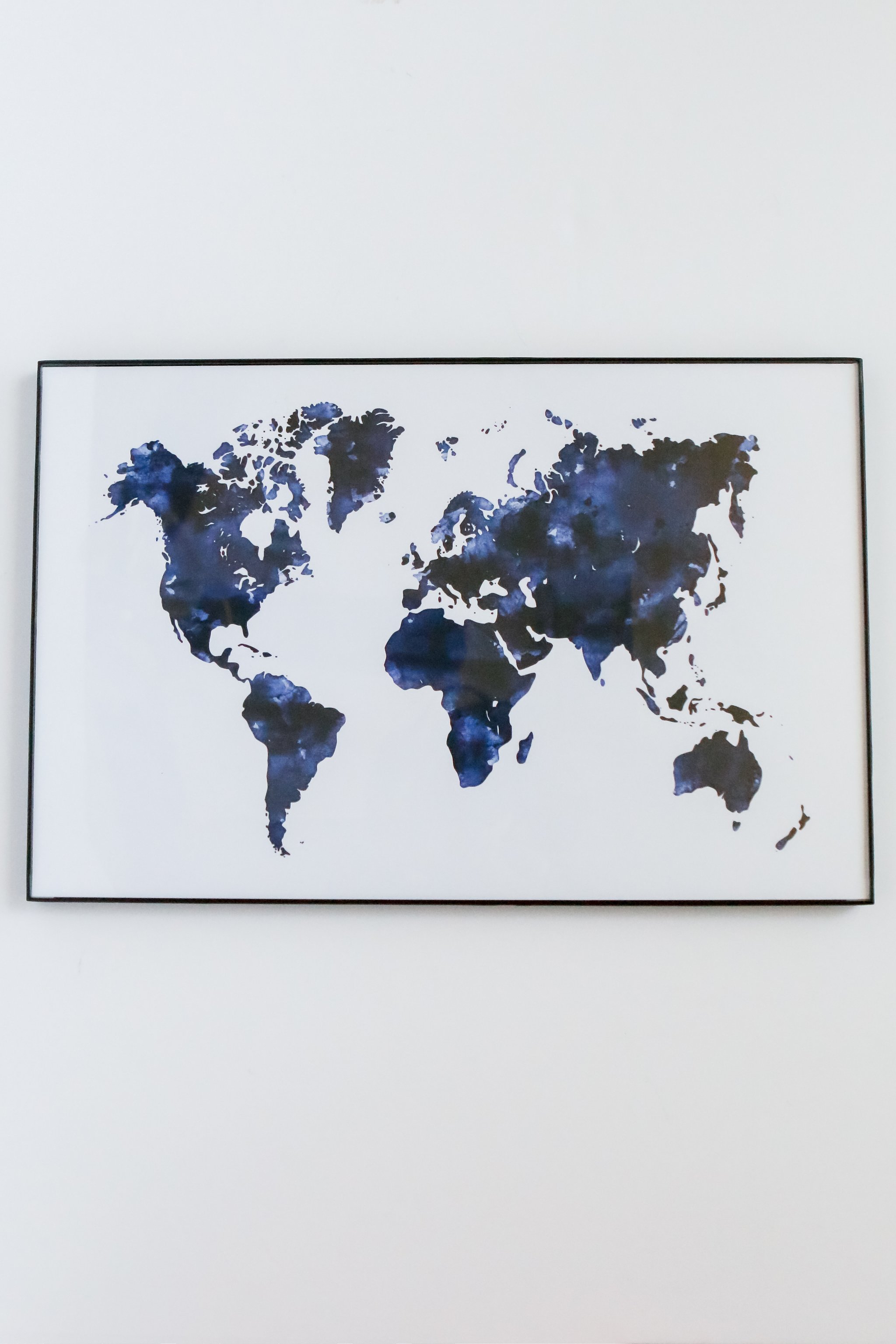 2048x3072 Watercolor World Map Poster - Watercolor Map Poster