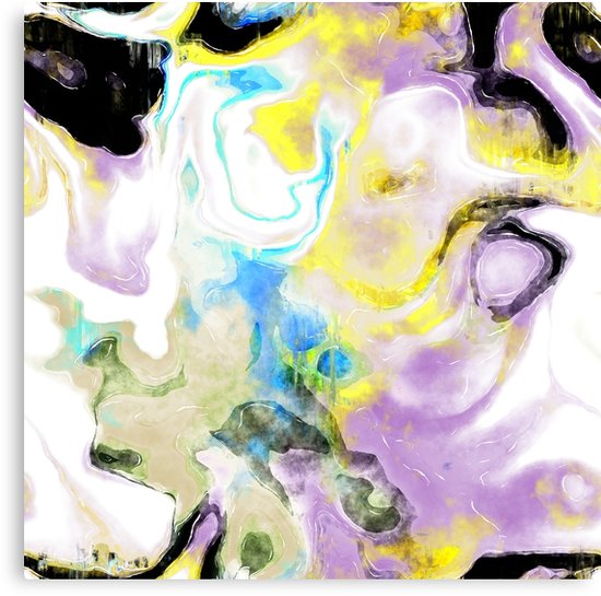 550x545 Watercolour Marble Paint Abstract Effect Canvas Prints By Prawny - Watercolor Marble Effect