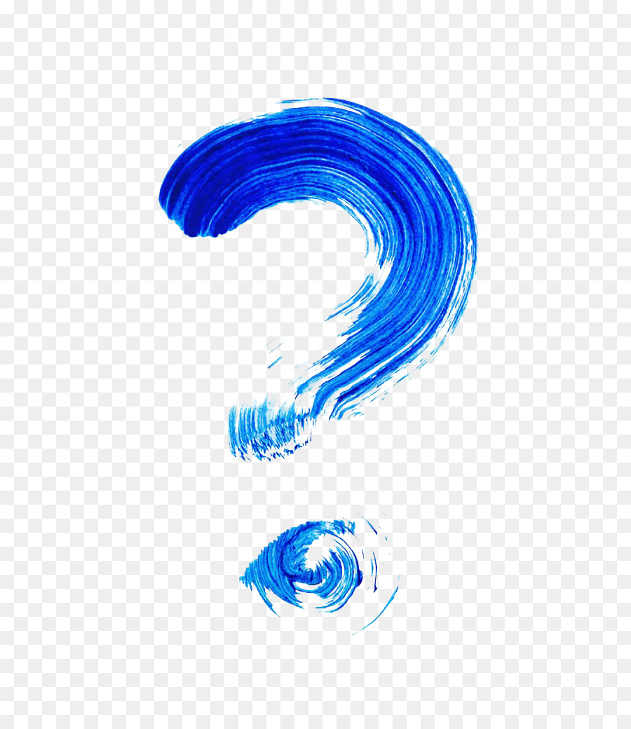 900x1040 Download Question Mark Blue Icon Blue Watercolor Question Mark - Watercolor Mark