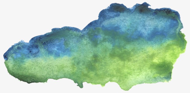 650x319 Blue Green Watercolor Effect, Watercolor Clipart, Watercolor - Watercolor Mark