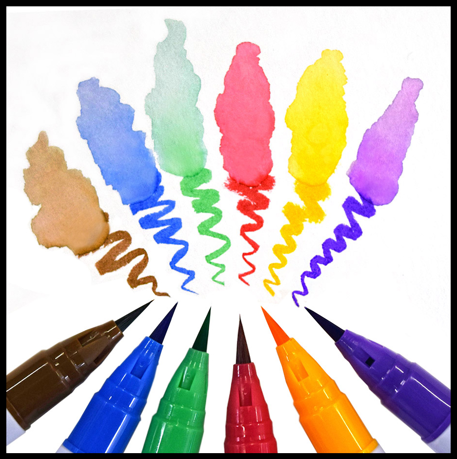 937x941 Overview Of Watercolor Markers - Watercolor Markers