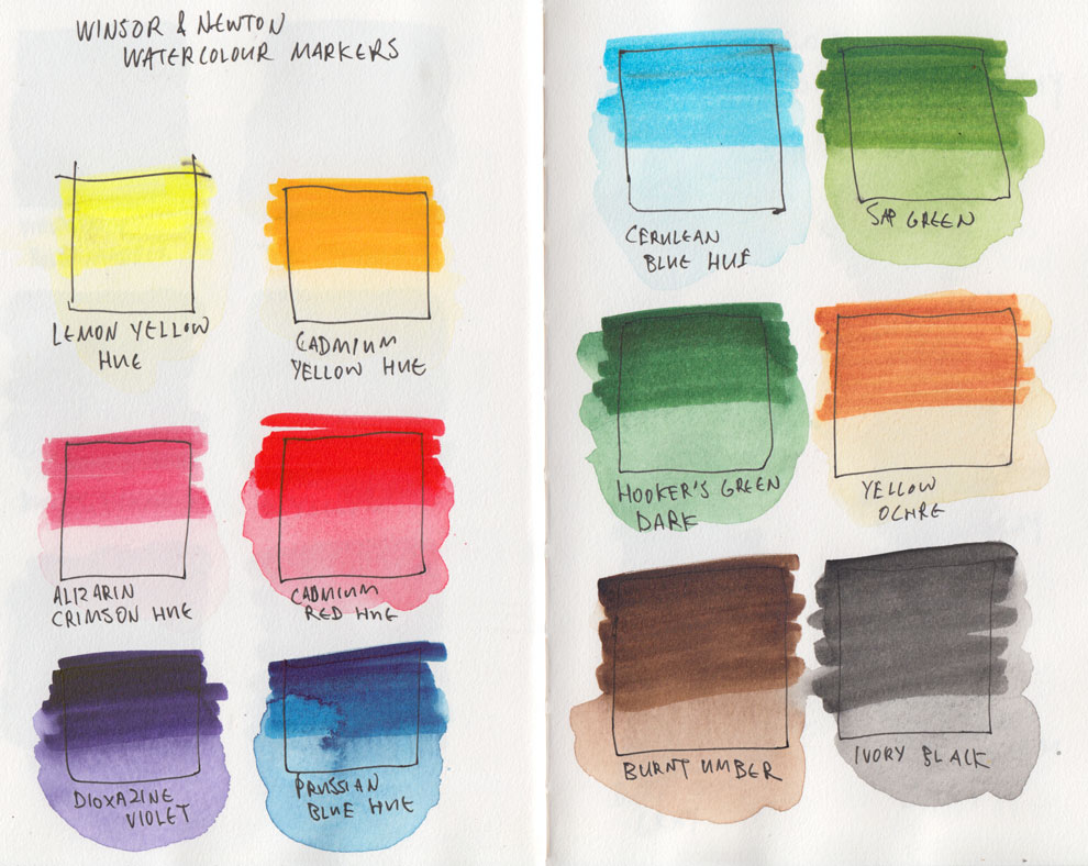 990x788 Review Winsor Amp Newton Watercolor Markers Parka Blogs - Watercolor Markers