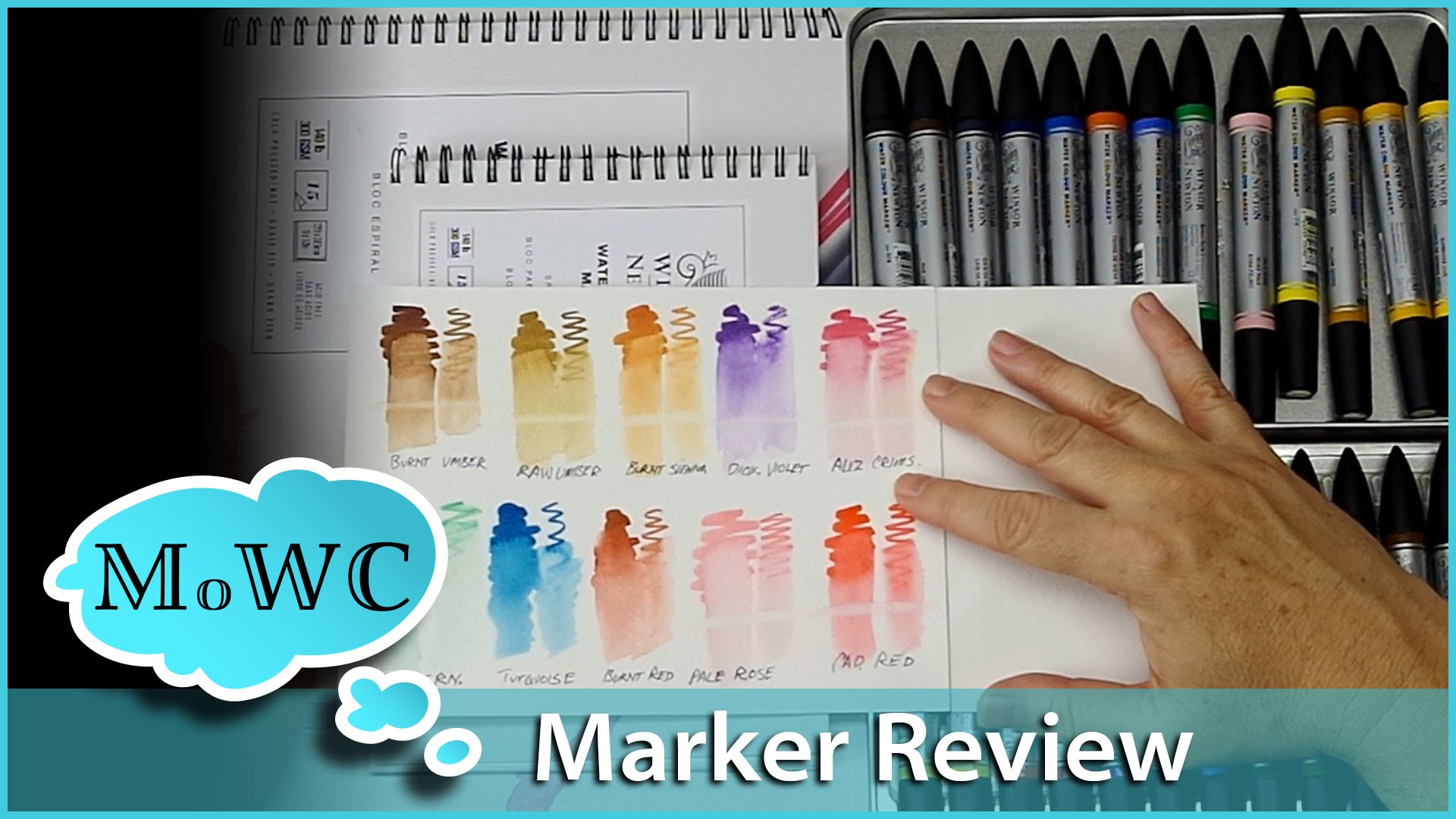 1920x1080 Winsor Newton Watercolor Marker Review - Watercolor Markers