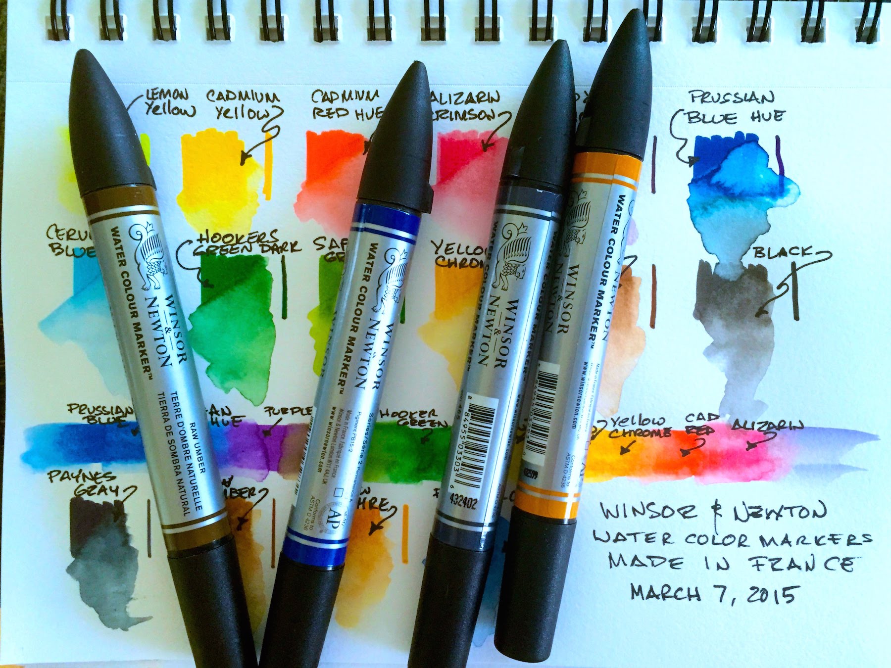 1800x1350 Winsor Amp Newton Watercolor Markers - Watercolor Markers