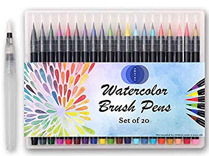 425x317 Premium Watercolor Brush Pens - Watercolor Markers