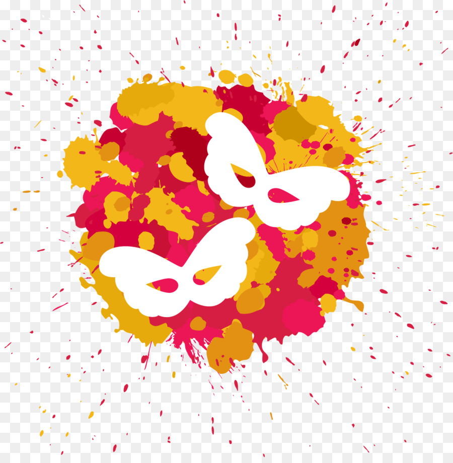 900x920 Mask Carnival Watercolor Painting - Watercolor Mask