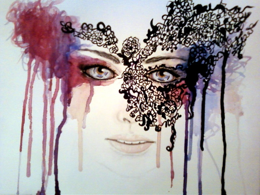 1024x768 Lace Mask By Jessicajmiller - Watercolor Mask