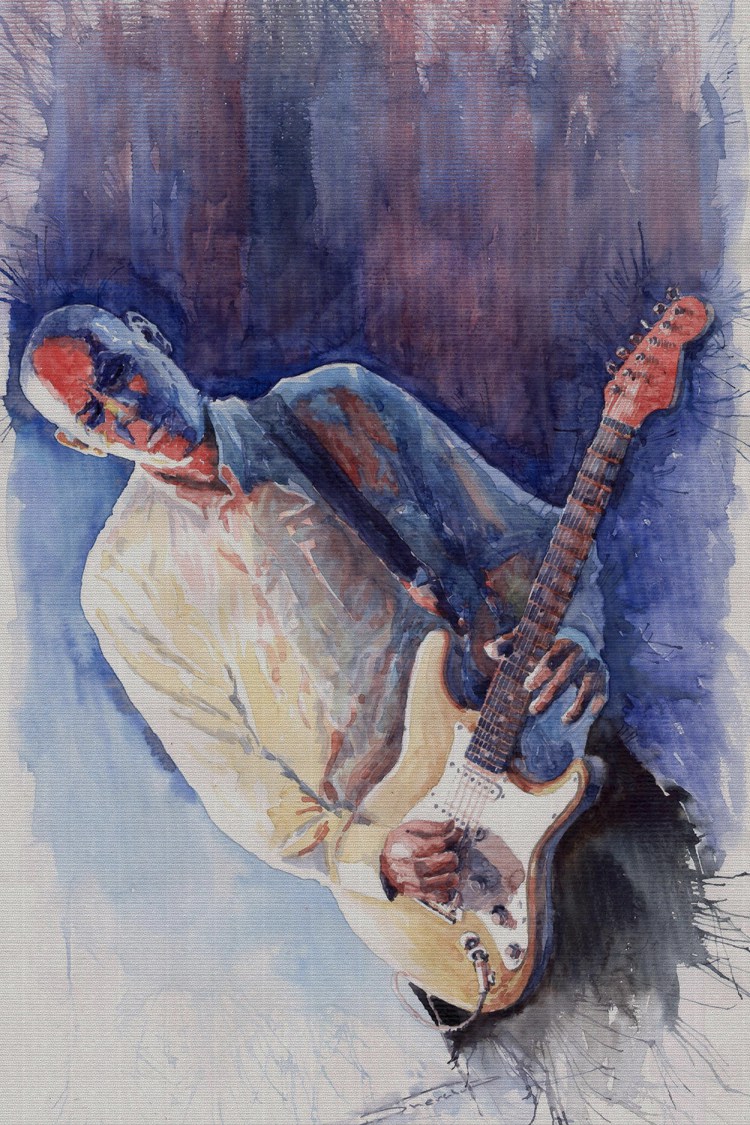 750x1125 Canvas Painting Figure Print Watercolor Masterpiece - Watercolor Masterpiece