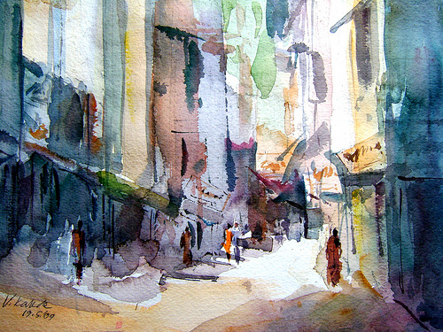 500x375 About Vijay Kakde - Watercolor Masterpiece