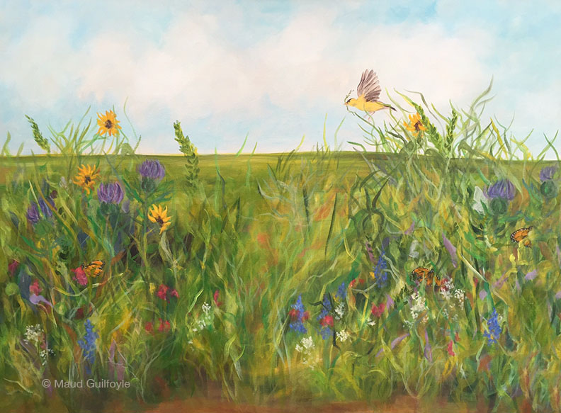 792x583 Meadows Amp Woods - Watercolor Meadow