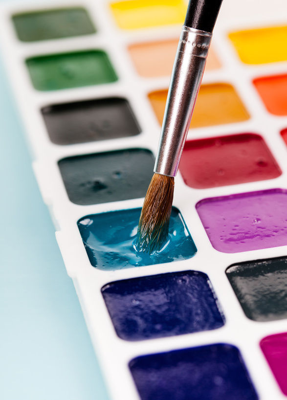 587x818 History Of Watercolor - Watercolor Medium