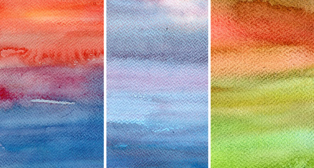 645x345 Watercolor Washes Texture Pack - Watercolor Medium