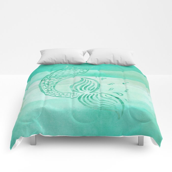 700x700 Watercolor - Watercolor Mermaid Tail