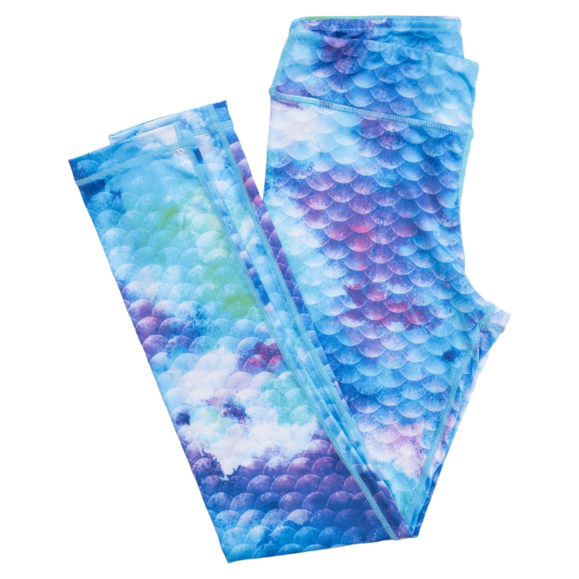 2000x2000 Watercolor Mermaid Leggings - Watercolor Mermaid Tail