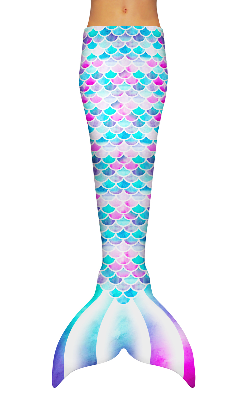 800x1280 Watercolor Scales Mermaid Tail Designer Tail Collection Swimtails - Watercolor Mermaid Tail