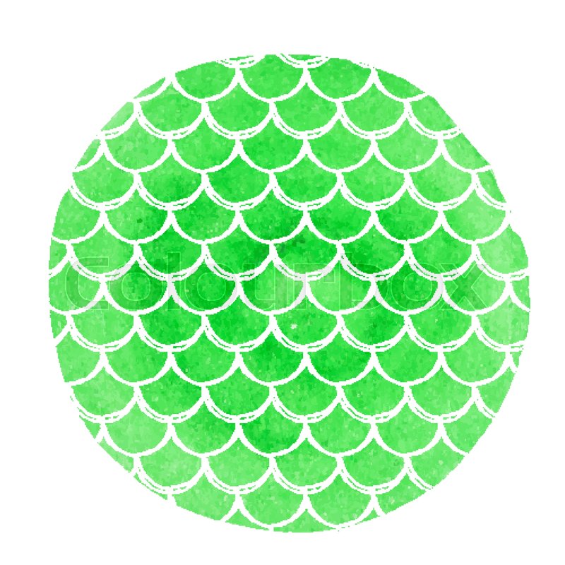800x800 Fish Scale On Watercolor Background. Bright Colors. Mermaid Tail - Watercolor Mermaid Tail