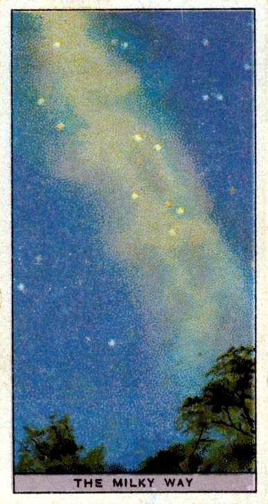 387x727 Look Into Space And See The Wonderful Milky Way (1890) - Watercolor Milky Way