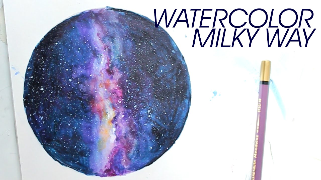 1280x720 Watercolor [Milky Way] - Watercolor Milky Way