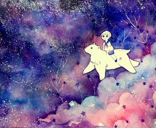 320x263 On Milkyway 3 - Watercolor Milky Way