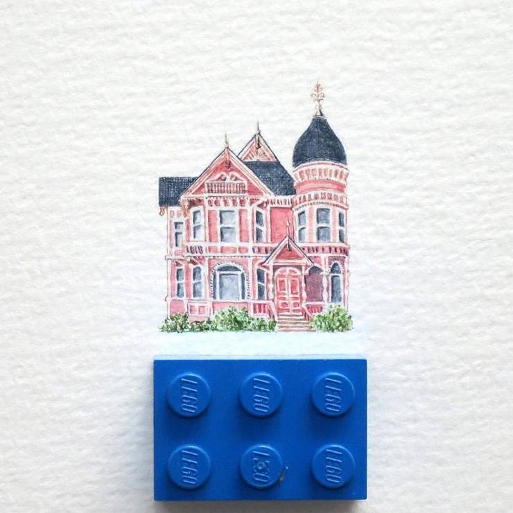 740x740 Adorable Watercolor Miniatures By Woodcastles Designwrld - Watercolor Miniatures