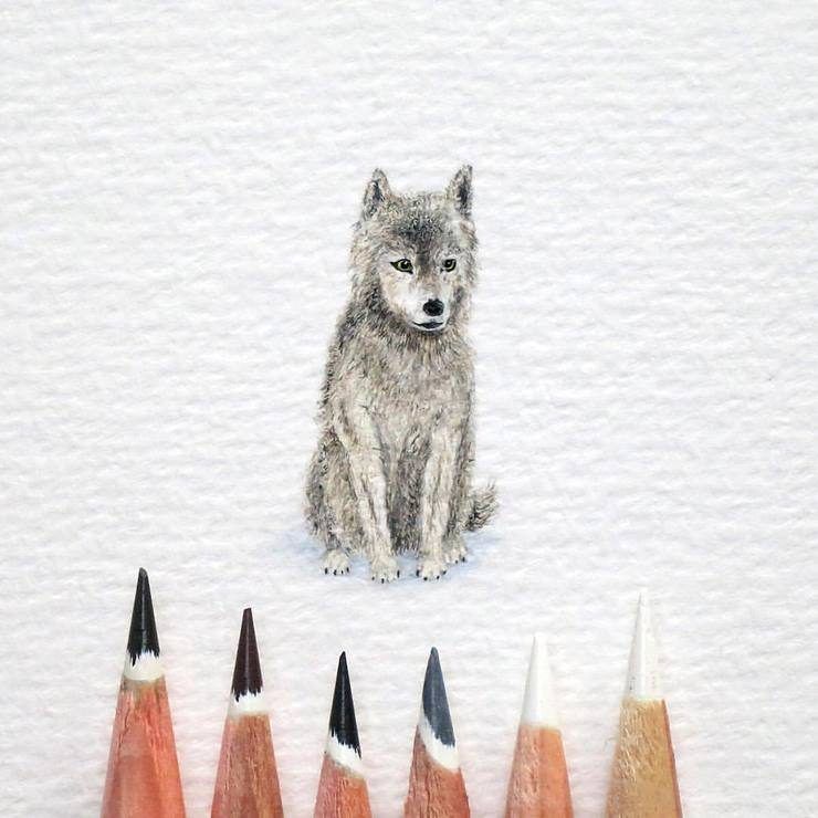 740x740 Adorable Watercolor Miniatures By Woodcastles Paintings - Watercolor Miniatures