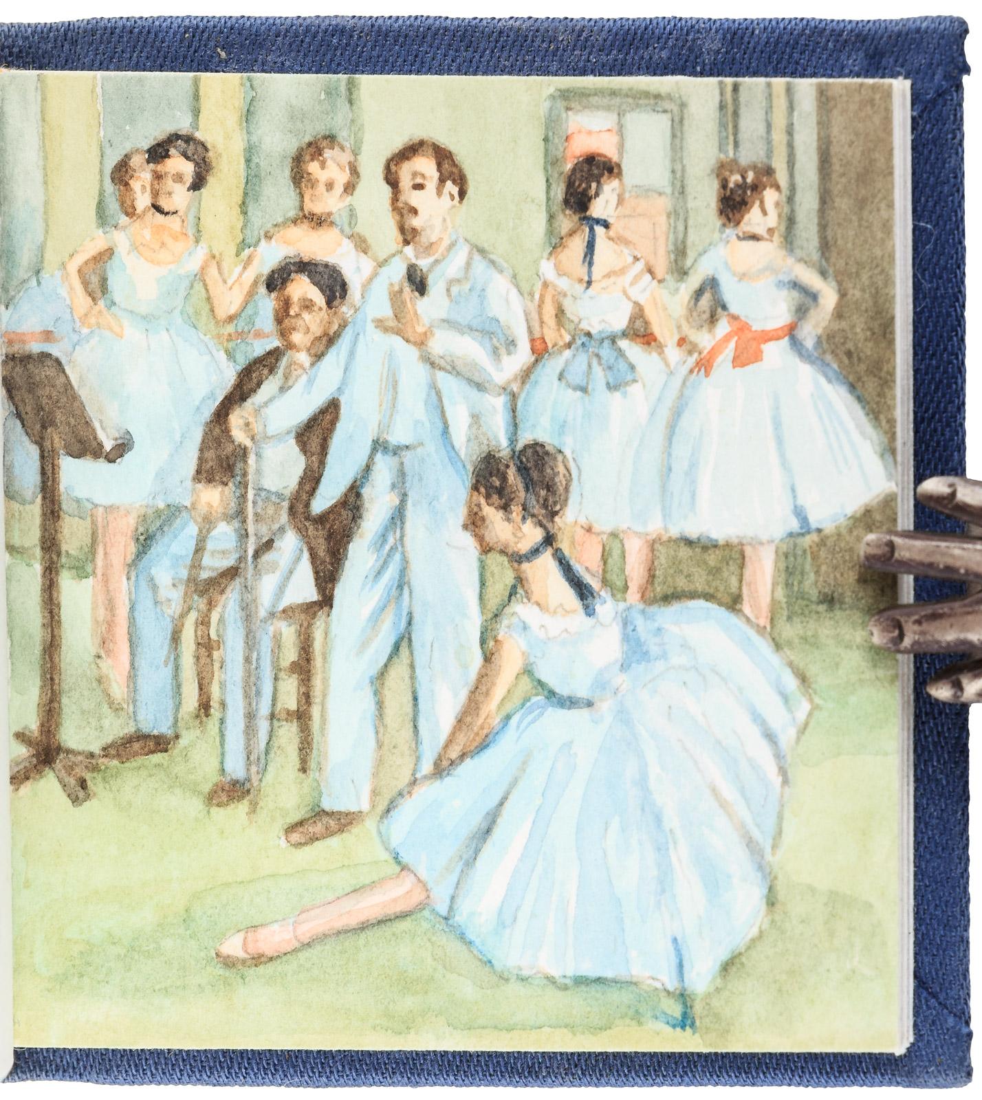 1428x1600 Edgar Degas Watercolor Miniatures By Gordon Murray After Edgar - Watercolor Miniatures