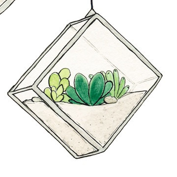 360x360 Print - Watercolor Minimalist