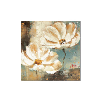 350x350 Print Watercolor Minimalist Artist Abstract Flower With Word Oil - Watercolor Minimalist