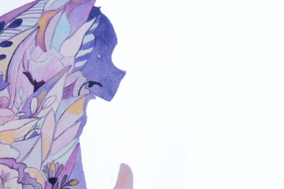 585x390 Learn To Paint Watercolor Poppies - Watercolor Misfit