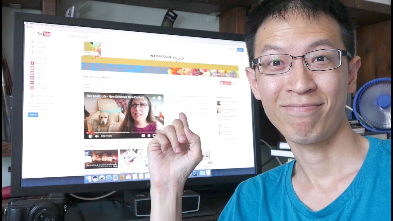 1280x720 Watercolor Misfit (Youtube Channel Feature) - Watercolor Misfit