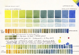 333x232 Watercolour Mixing Charts - Watercolor Mixing Guide