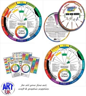 360x400 Artists Colour Wheel Mixing Guide For Paintpastelpencilinterior - Watercolor Mixing Guide