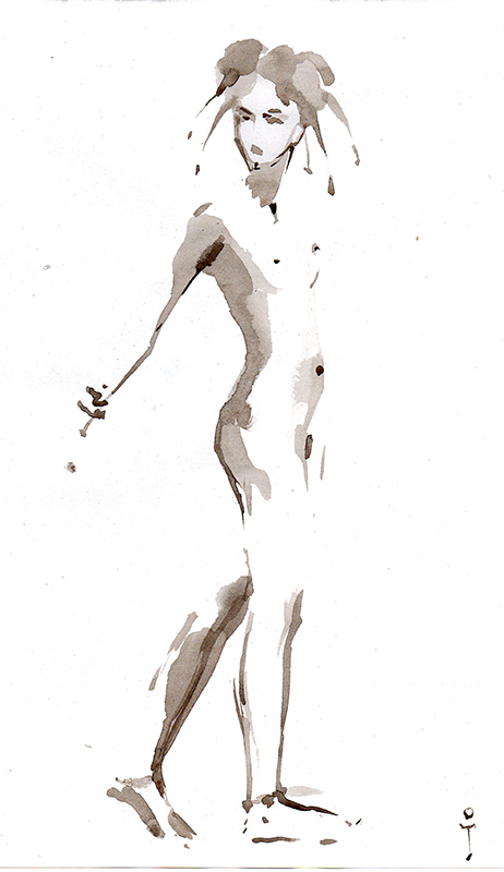 462x800 New Graphics Work In The Gallery Picture (May) - Watercolor Model