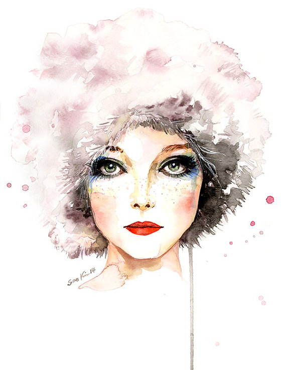 Watercolor Model at PaintingValley.com | Explore collection of ...