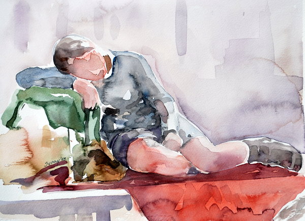 600x434 Watercolor Model By Sunaysenturk - Watercolor Model