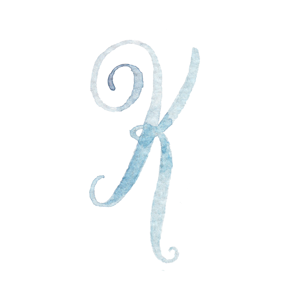 Watercolor Monogram at PaintingValley.com | Explore collection of