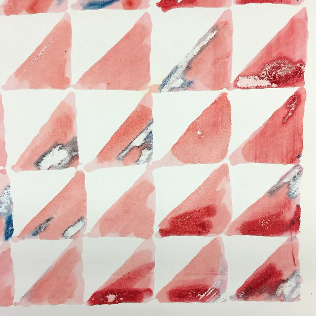 623x623 Silkscreen Watercolor Monotype Zea Mays Printmaking - Watercolor Monotype