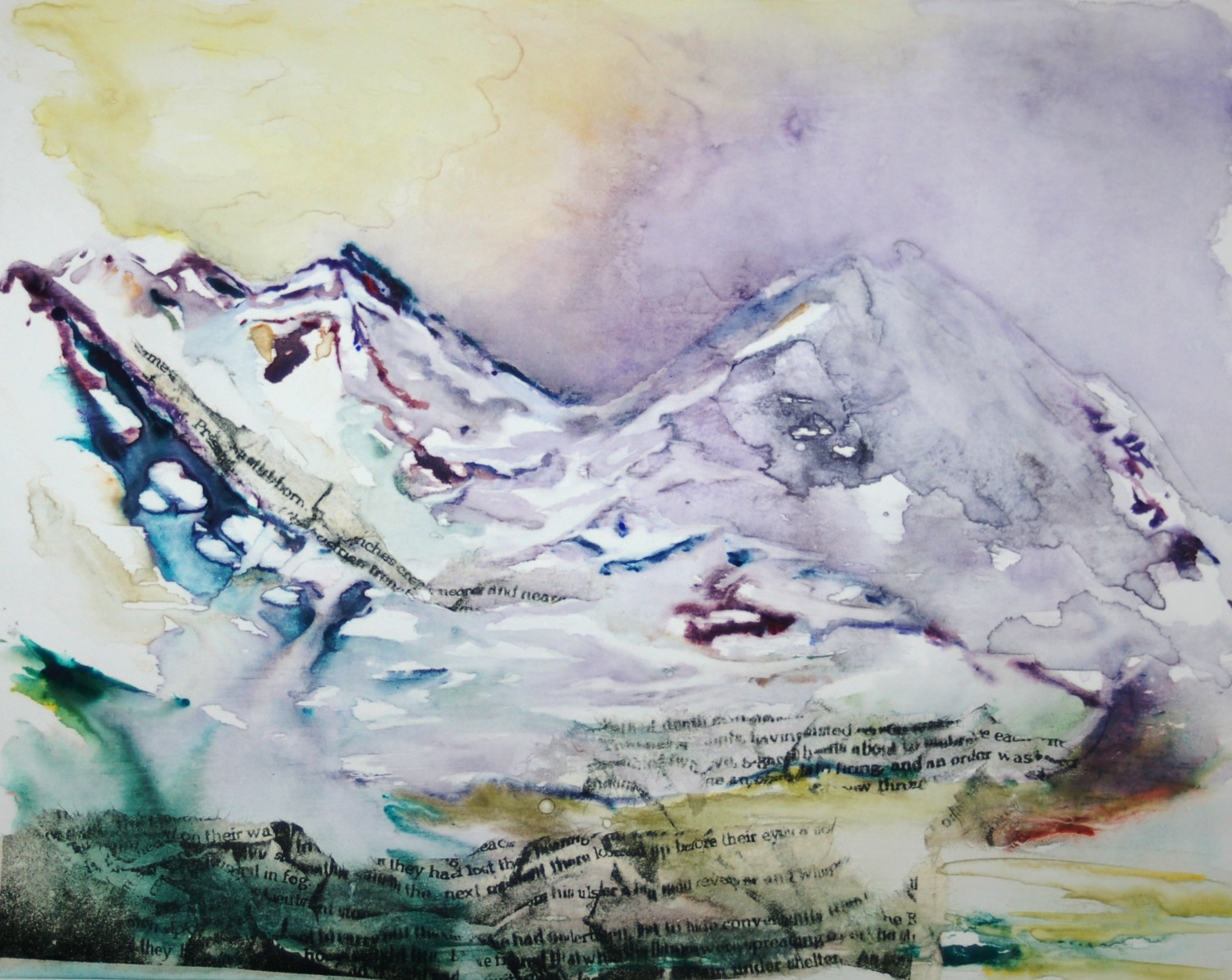 1500x1194 Therese Moriarty Zea Mays Printmaking - Watercolor Monotype