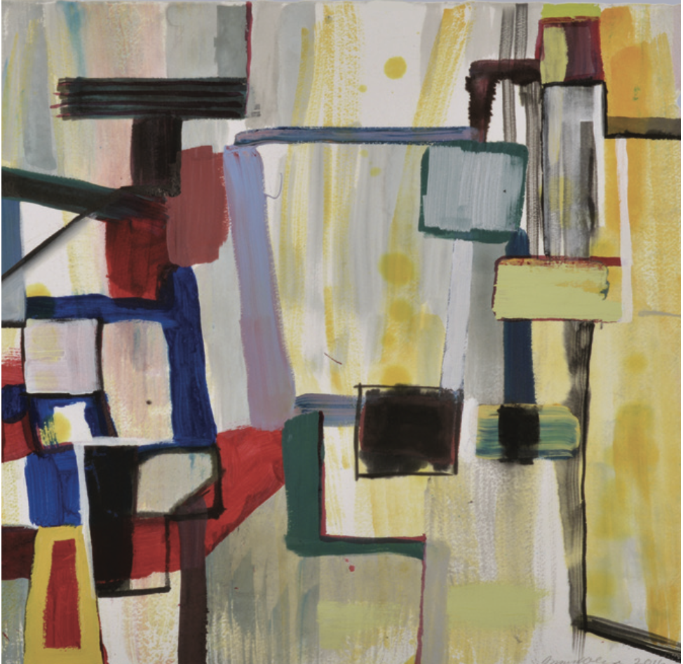 974x946 Watercolor Monotypes The Rabbit Hole Of Stencils - Watercolor Monotype