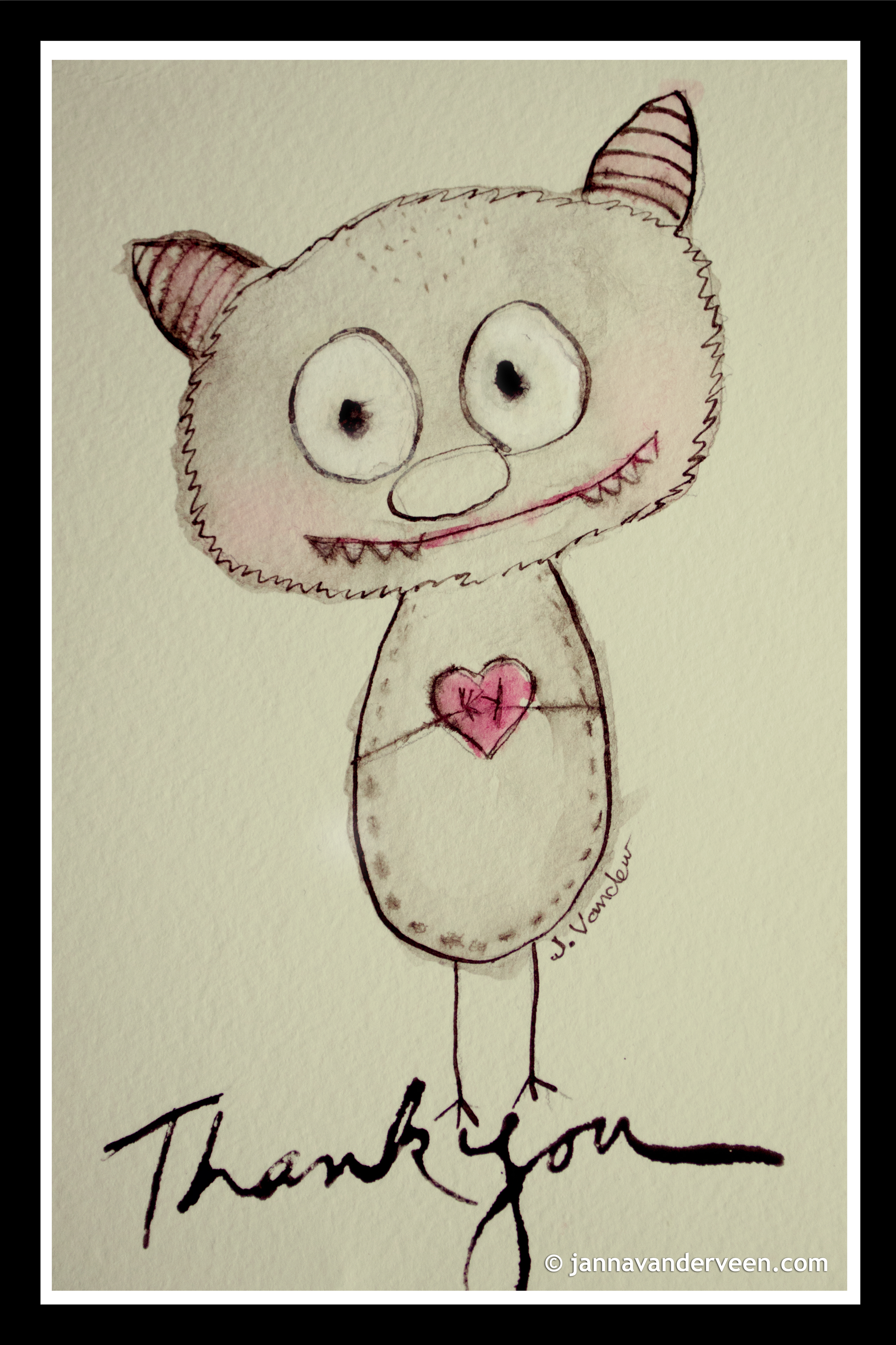 2561x3842 Watercolor Monster Janna Vanderveen - Watercolor Monster