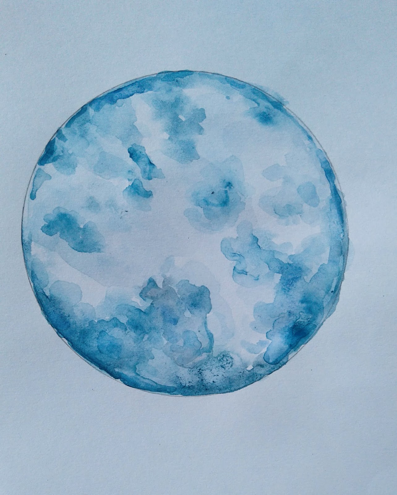 1284x1600 The Tulle Department Watercolor Moon - Watercolor Moon