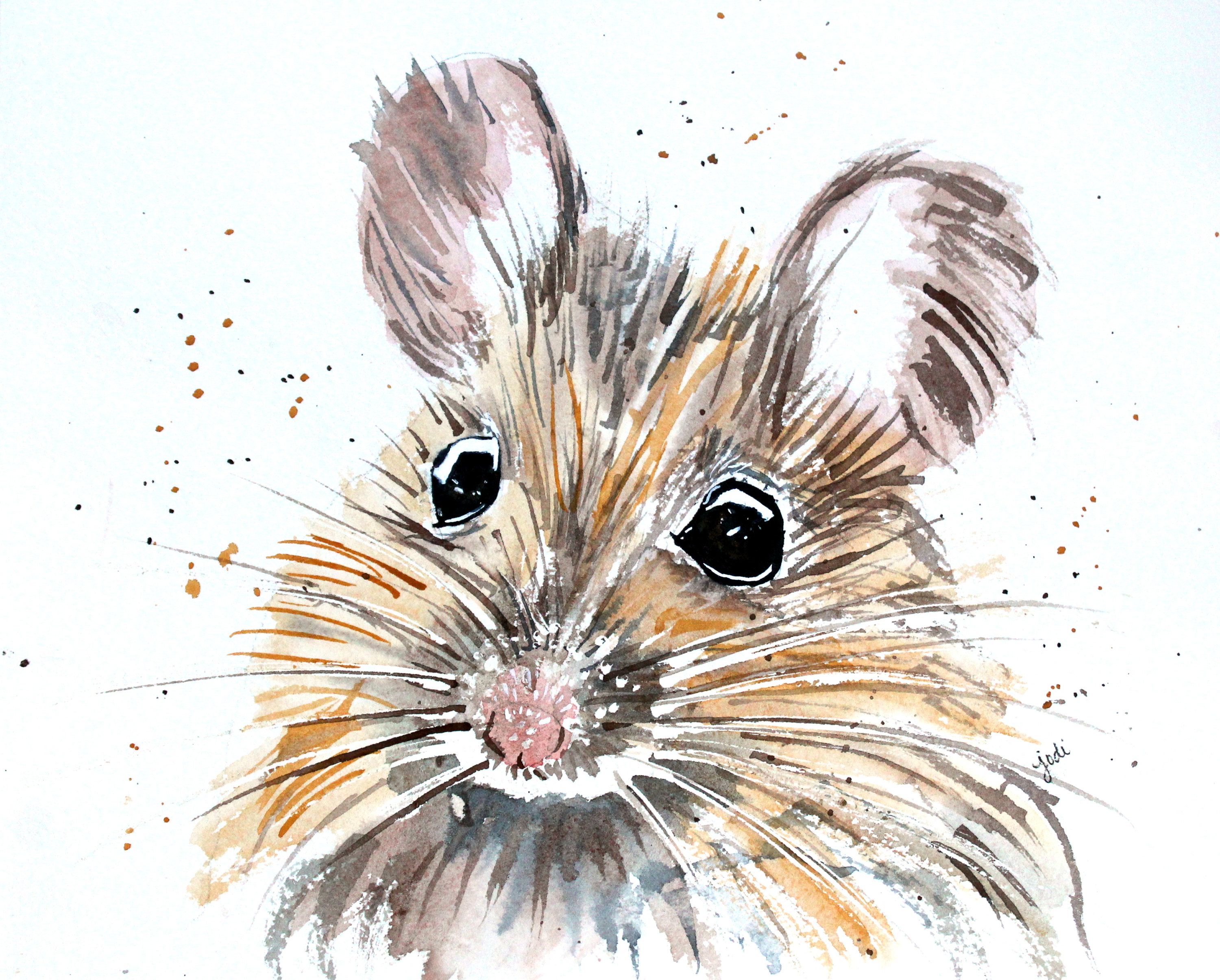 Watercolor Mouse at PaintingValley.com | Explore collection of ...