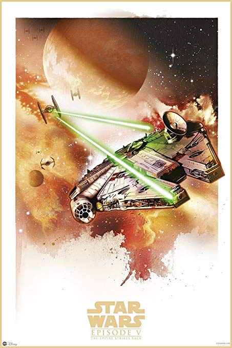 453x679 Star Wars Episode V - Watercolor Movie Posters