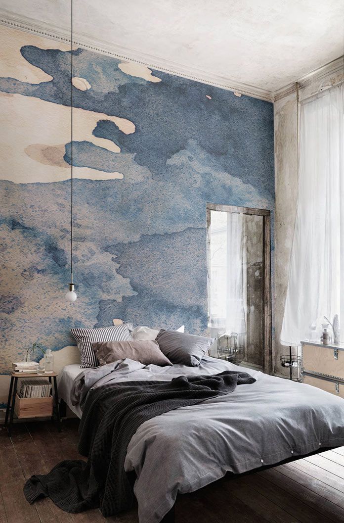 696x1057 Watercolor Wallpapers From Murals Wallpaper (We And The Color - Watercolor Mural Wallpaper
