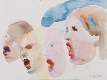 375x279 Original Impressionism Music Watercolor Paintings For Sale - Watercolor Music