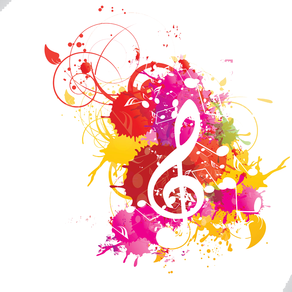 1000x1000 Collection Of Free Music Vector Watercolor. Download On Ubisafe - Watercolor Music