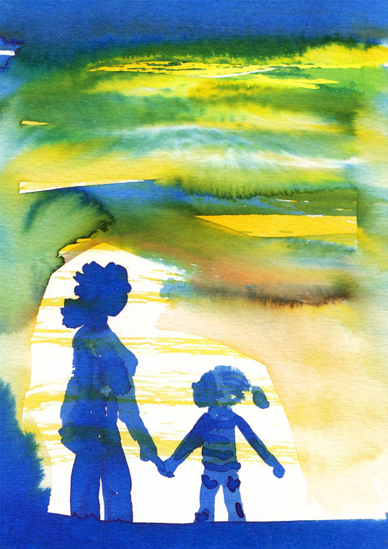 565x800 Short Film Train, 3min., Israel, Animationmusic Video - Watercolor Music Video