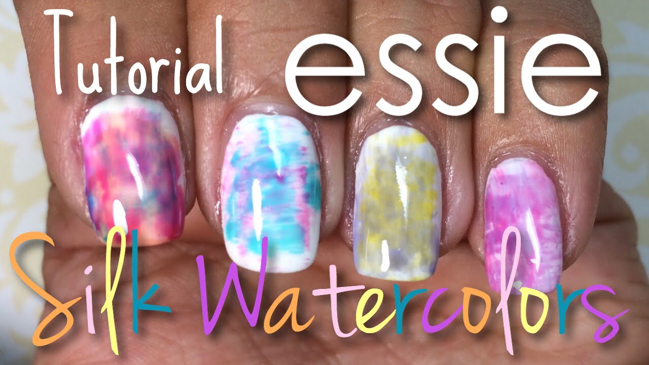 1280x720 Essie Silk Watercolors Collection Tutorial Nail Polish Pursuit - Watercolor Nail Polish